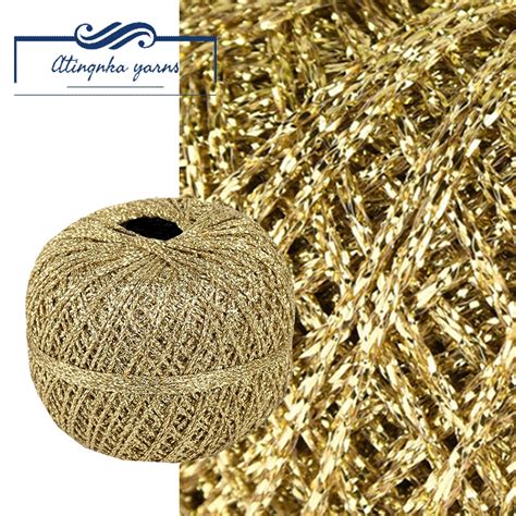 metallic yarn for crocheting